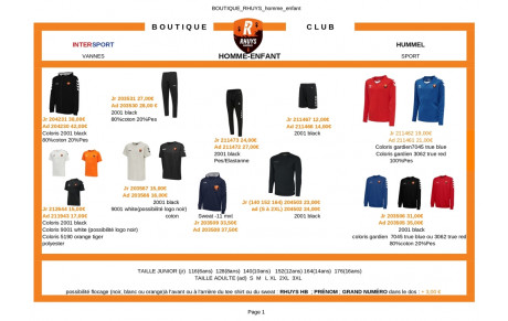 La nouvelle Boutique du Rhuys HB